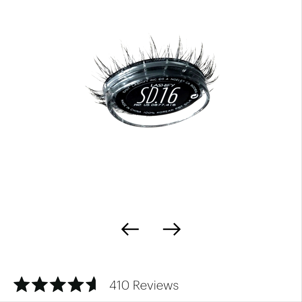 FOR PIPERDANSWIMS ONLY LASHIFY STARDUST LASHES